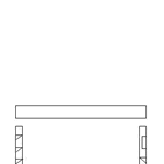 Simple table and seating sketch
