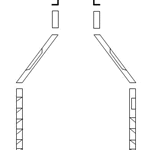 Simple line drawing of a structure