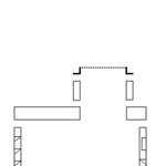 Simple architectural floor plan design